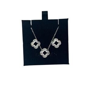 Clover Necklace & Earring set